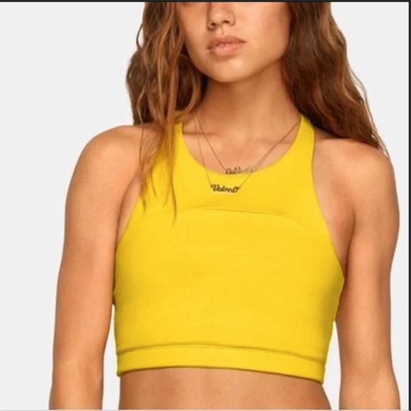 Outdoor Voices Other - Outdoor Voices TechSweat Crop Top Sunshine Yellow